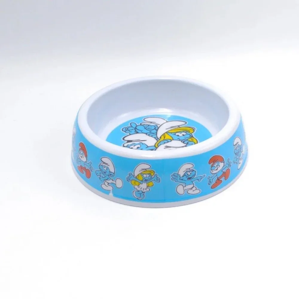 3 Pack Ninja Turtles, Garfield and The Smurfs Cat and Dog Bowl 7in